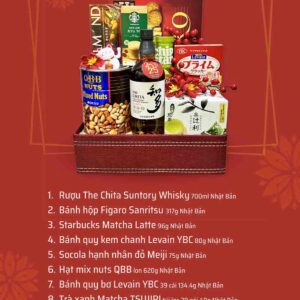 giỏ bánh kẹo tết QTBK27
