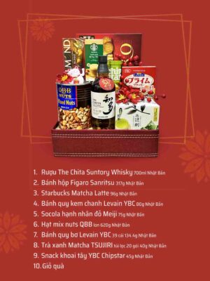 giỏ bánh kẹo tết QTBK27