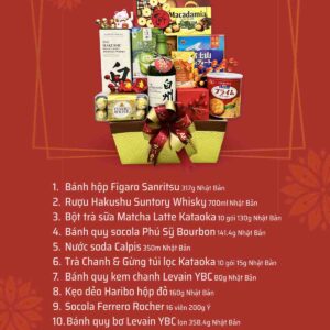 giỏ quà bánh kẹo QTBK32