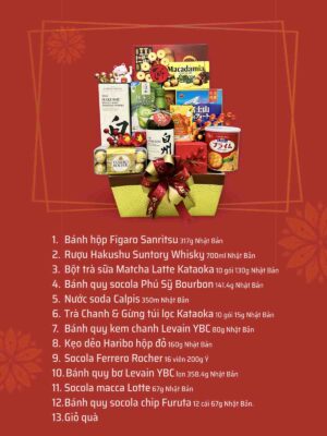 giỏ quà bánh kẹo QTBK32