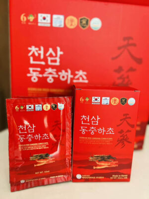 hồng sâm đông trùng hạ thảo Korean Red Ginseng Cordyceps
