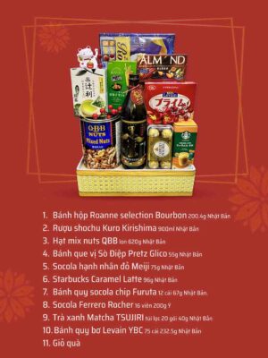 hộp quà biếu tết QTBK21