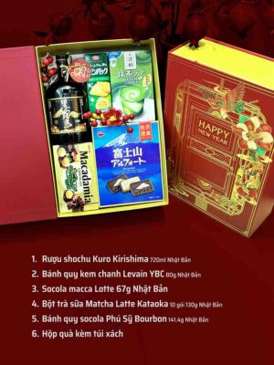 hộp quà tết đẹp QTBK39
