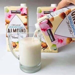 sữa almond không đường kirkland