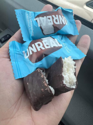unreal dark chocolate coconut minis
