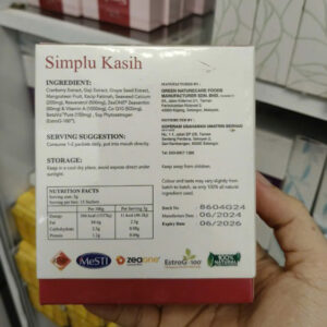 Thực phẩm bảo vệ sức khỏe Simplu Kasih Akero
