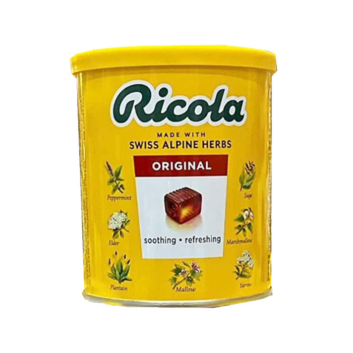 Kẹo ngậm hỗ trợ ho Ricola Swiss Alpine Herbs Thuỵ Sỹ