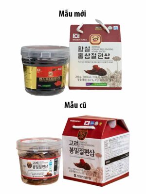 Sâm lát tẩm mật ong NongHyup Hàn Quốc mẫu mới