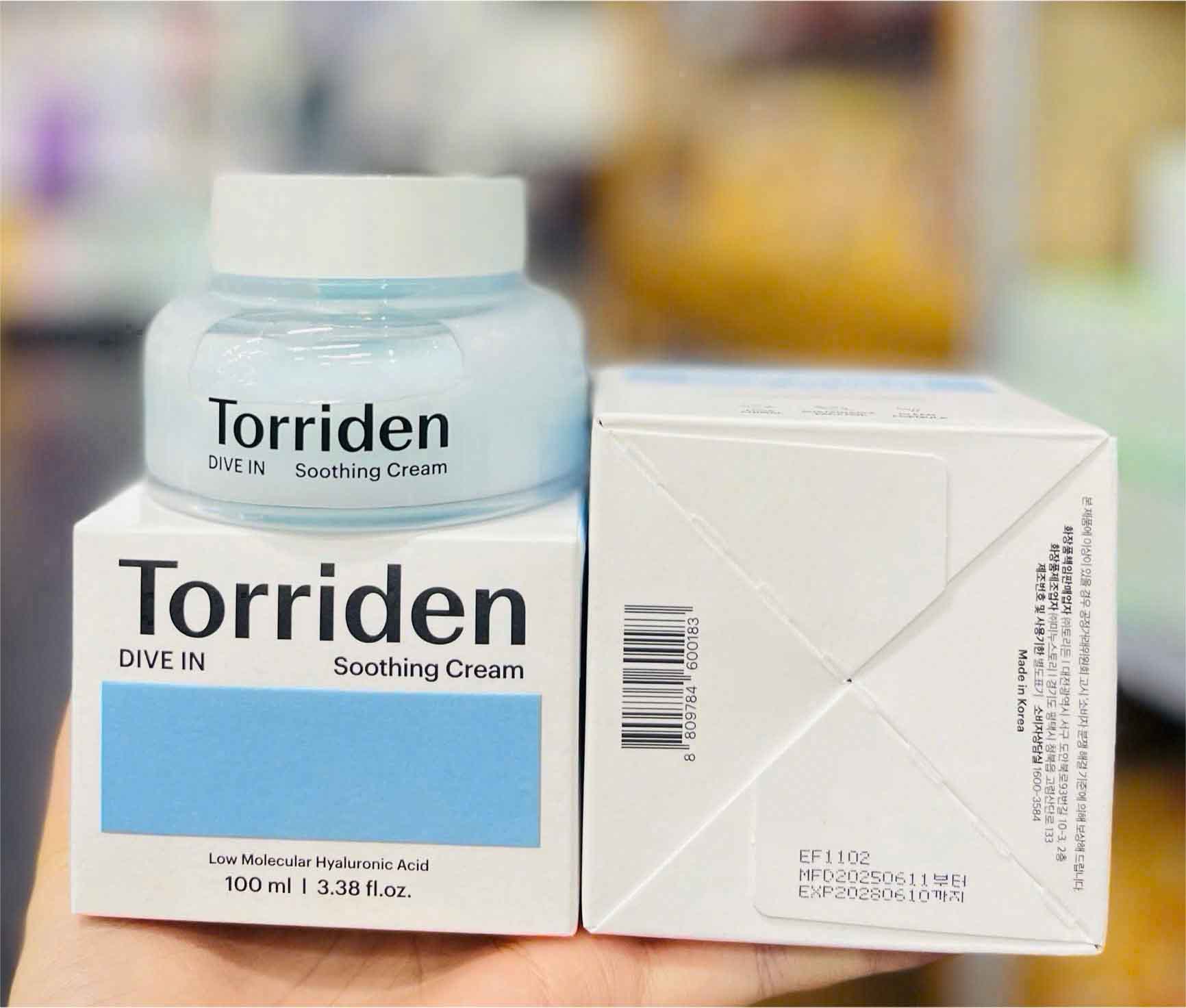 Kem dưỡng ẩm Torriden Dive In Soothing Cream 100ml