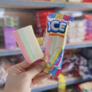 Kẹo bông gòn que kem Ice Marshmallow Thái Lan