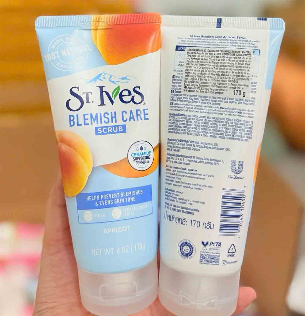 Sữa rửa mặt ST Ives blemish care