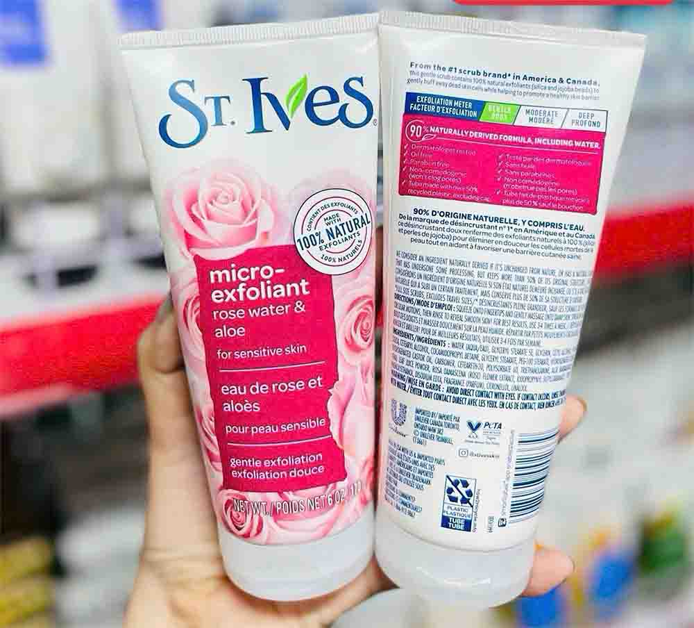 Sữa rửa mặt ST Ives hồng