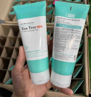 bring green tea tree cica trouble cleansing foam