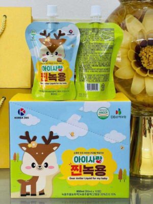 nước gạc nhung hươu tăng cân hàn quốc