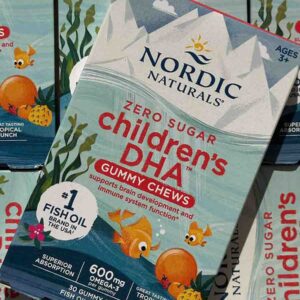 Kẹo dẻo Nordic Naturals Zero Sugar Children's DHA 30 viên