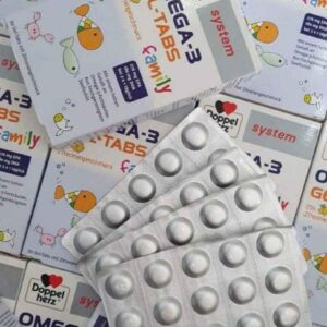 Viên nhai Doppelherz Omega 3 Family Đức