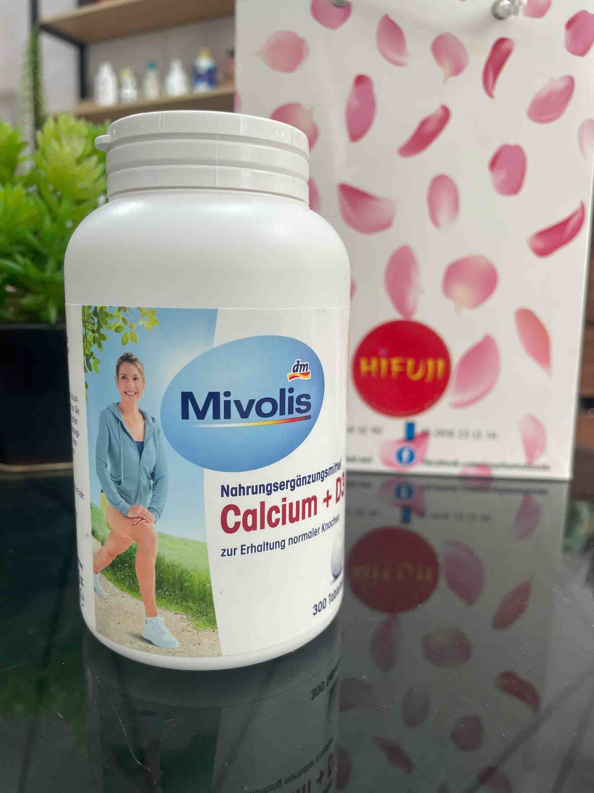 Viên uống Mivolis Calcium D3 Đức chính hãng 300 viên