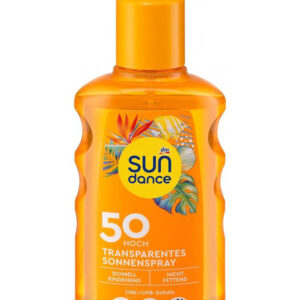 Xịt chống nắng Sundance 50 Hoch Transparentes Sonnenspray