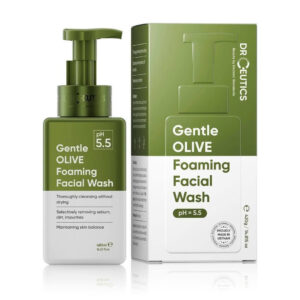 gentle olive foaming facial wash