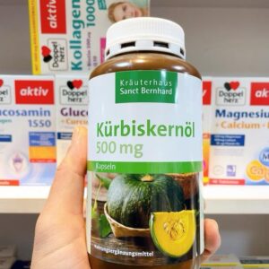 hỗ trợ giảm tiểu đêm Sanct Bernhard Kürbiskernöl Kapseln