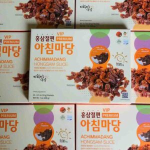 hồng sâm thái lát tẩm mật ong achimmadang