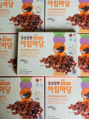 hồng sâm thái lát tẩm mật ong achimmadang