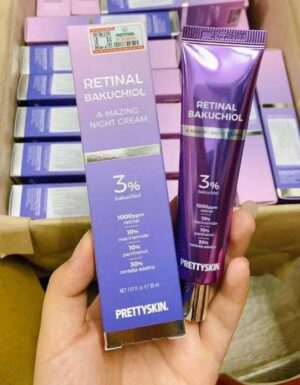 kem dưỡng pretty skin retinal bakuchiol a mazing night cream