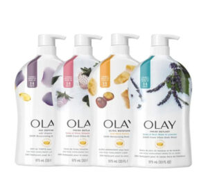olay exfoliating body wash with sea salts