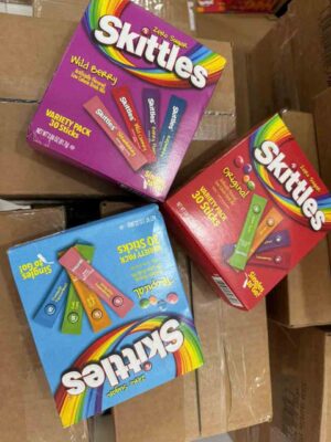 Bột pha nước trái cây không đường Zero Sugar Skittles