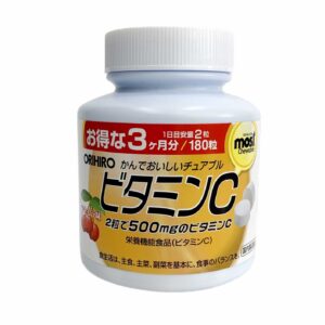 Viên nhai bổ sung Vitamin C Orihiro Most Chewable 180 viên