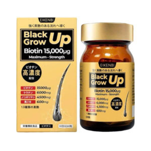 Viên uống mọc tóc Eikenbi Black Grow Up Biotin 15000