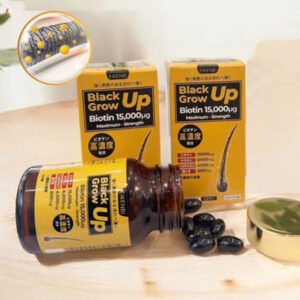 Viên uống mọc tóc Eikenbi Black Grow Up Biotin 15000 60 viên