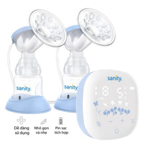 máy hút sữa sanity điện đôi