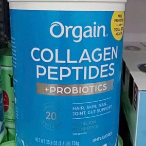 orgain collagen peptides probiotics