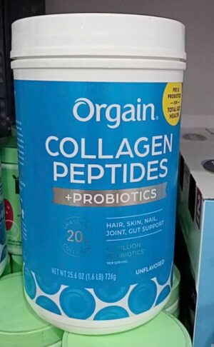 orgain collagen peptides probiotics