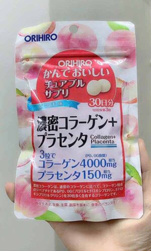 Viên nhai Orihiro Collagen Placenta