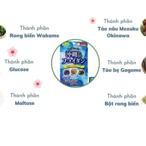 Viên uống tảo Fucoidan JGSC Gals SC