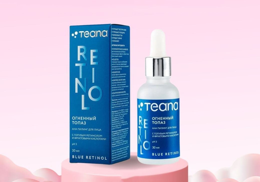 Peel da sáng mịn Teana Blue Retinol Nga