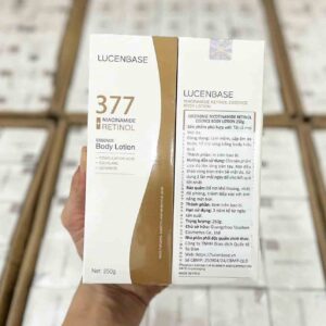 Sữa dưỡng thể 377 Lucenbase Niacinamide Retinol Body Lotion