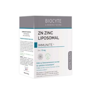 Viên bổ sung kẽm Zn Zinc Liposomal Biocyte Pháp 90 viên
