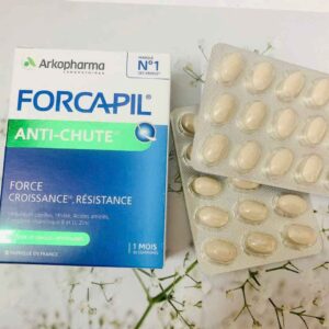 Viên hỗ trợ giảm rụng tóc Forcapil Anti Chute Arkopharma