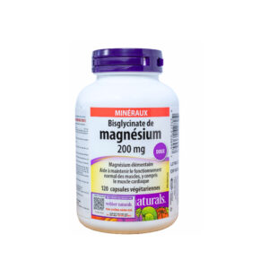 Viên uống bổ sung Magnesium Bisglycinate 200mg Webber Naturals 120 viên