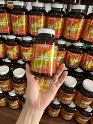 HealthWisely Cold Pressed Evening Primrose Oil 1000mg
