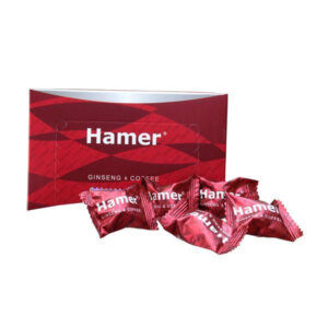 Kẹo sâm Hamer Mỹ màu đỏ