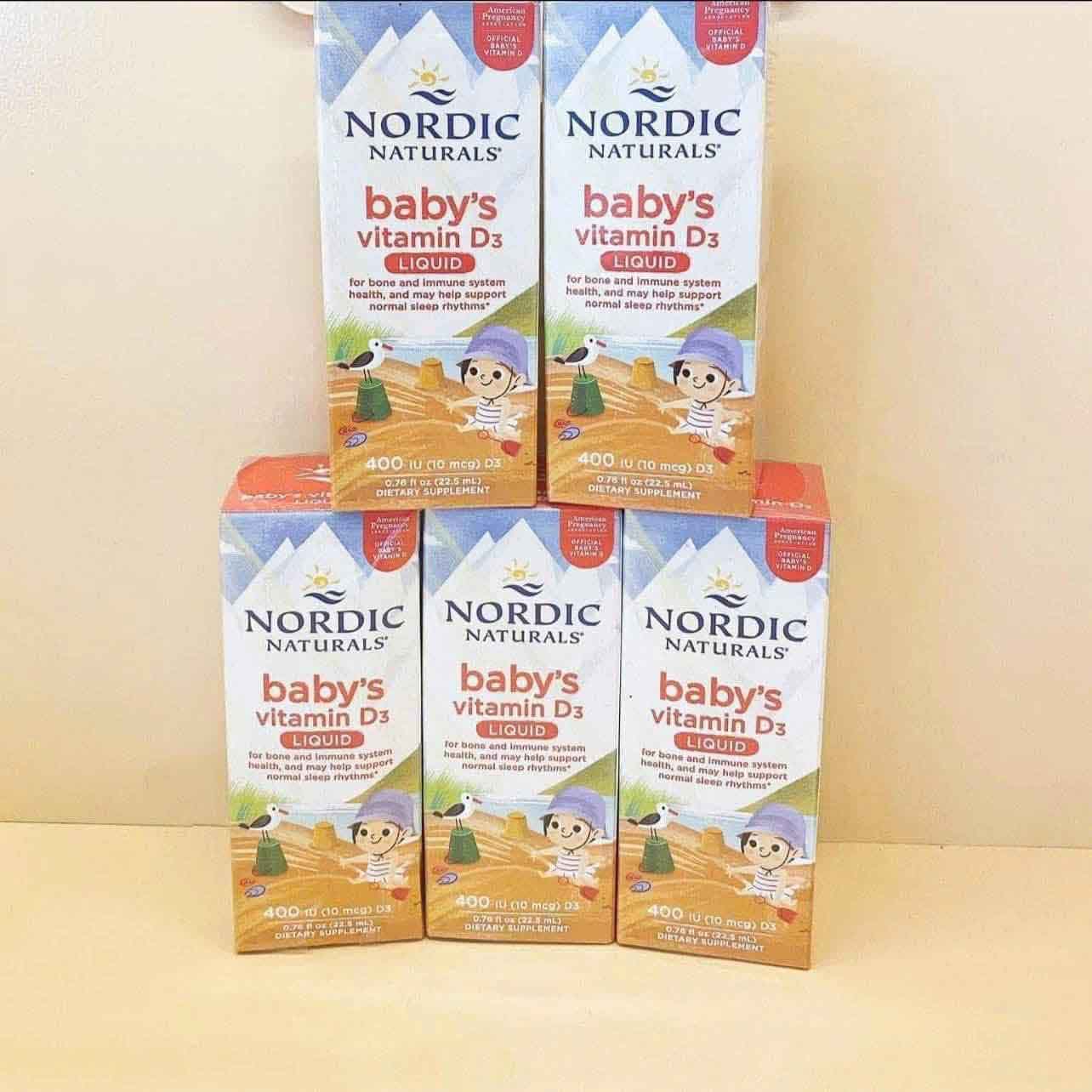 Siro bổ sung D3 Nordic Naturals cho trẻ Mỹ