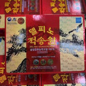 Tinh dầu thông đỏ Del Pino Jeok Song Won Hàn Quốc 180 viên