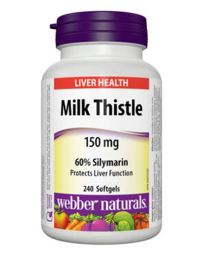 Viên uống bổ gan Milk Thistle Webber Naturals 150mg