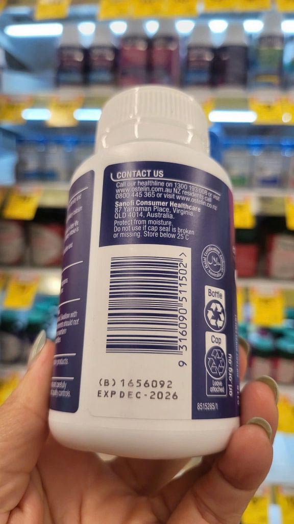 canxi ostelin 60 viên