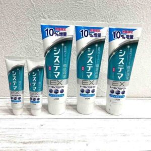 kem đánh răng nhật lion system ex 5 tuýp