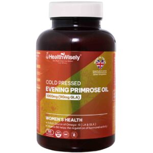 tinh dầu hoa anh thảo HealthWisely Cold Pressed Evening Primrose Oil 1000mg